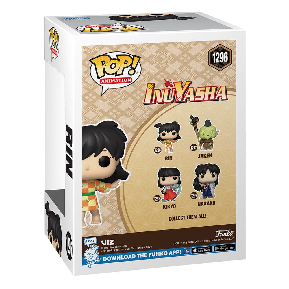 Inuyasha POP! Animation Vinyl Figure Rin 9 cm by LAB7 Malta, Europe