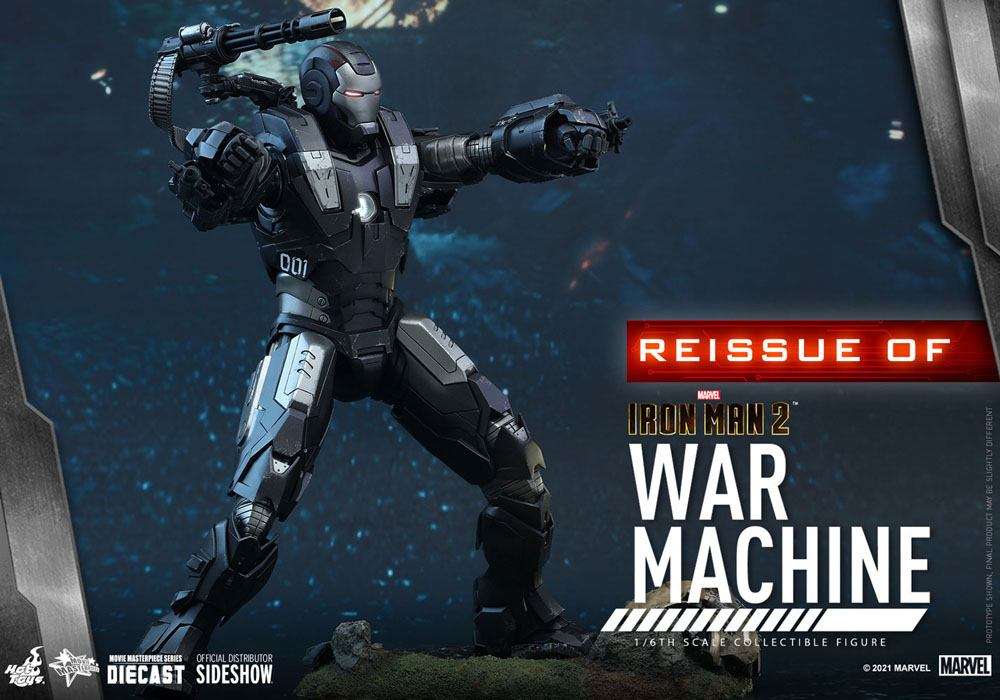 Iron Man 2 Movie Masterpiece Action Figure 1/6 War Machine 32 cm by LAB7 Malta, Europe