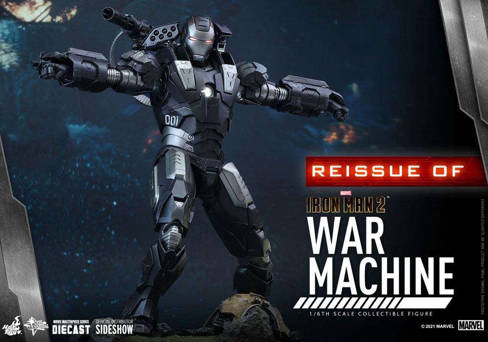 Iron Man 2 Movie Masterpiece Action Figure 1/6 War Machine 32 cm by LAB7 Malta, Europe