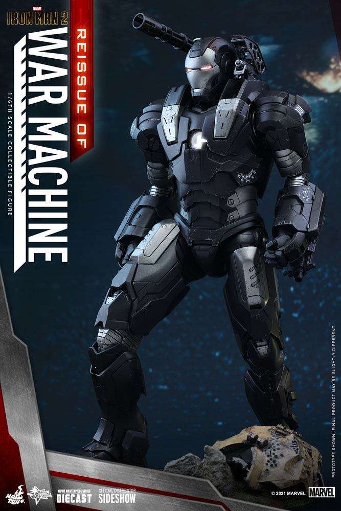 Iron Man 2 Movie Masterpiece Action Figure 1/6 War Machine 32 cm by LAB7 Malta, Europe
