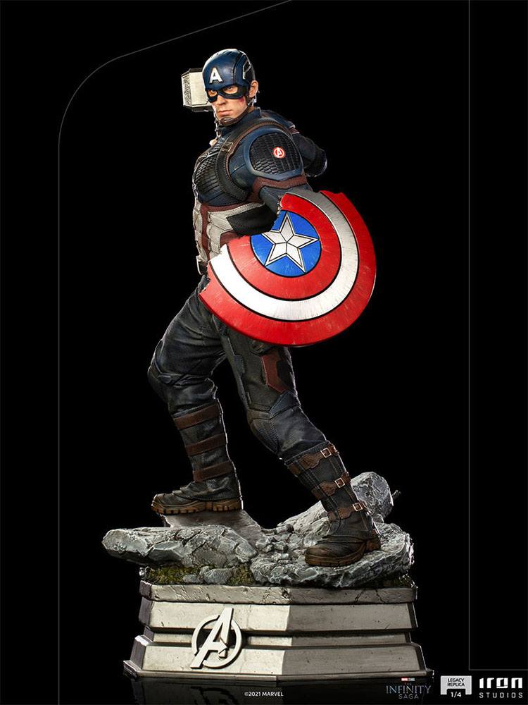 Iron Studios Avengers Infinity Saga Legacy Replica Statue 1/4 Captain America in Malta | LAB7