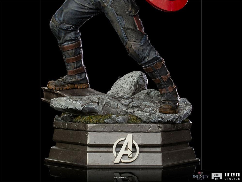 Iron Studios Avengers Infinity Saga Legacy Replica Statue 1/4 Captain America in Malta | LAB7