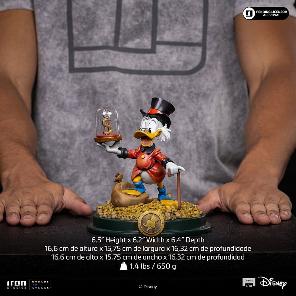 Iron Studios DuckTales Art Scale 1/10 Uncle Scrooge McDuck Statue (17 cm) in Malta | LAB7