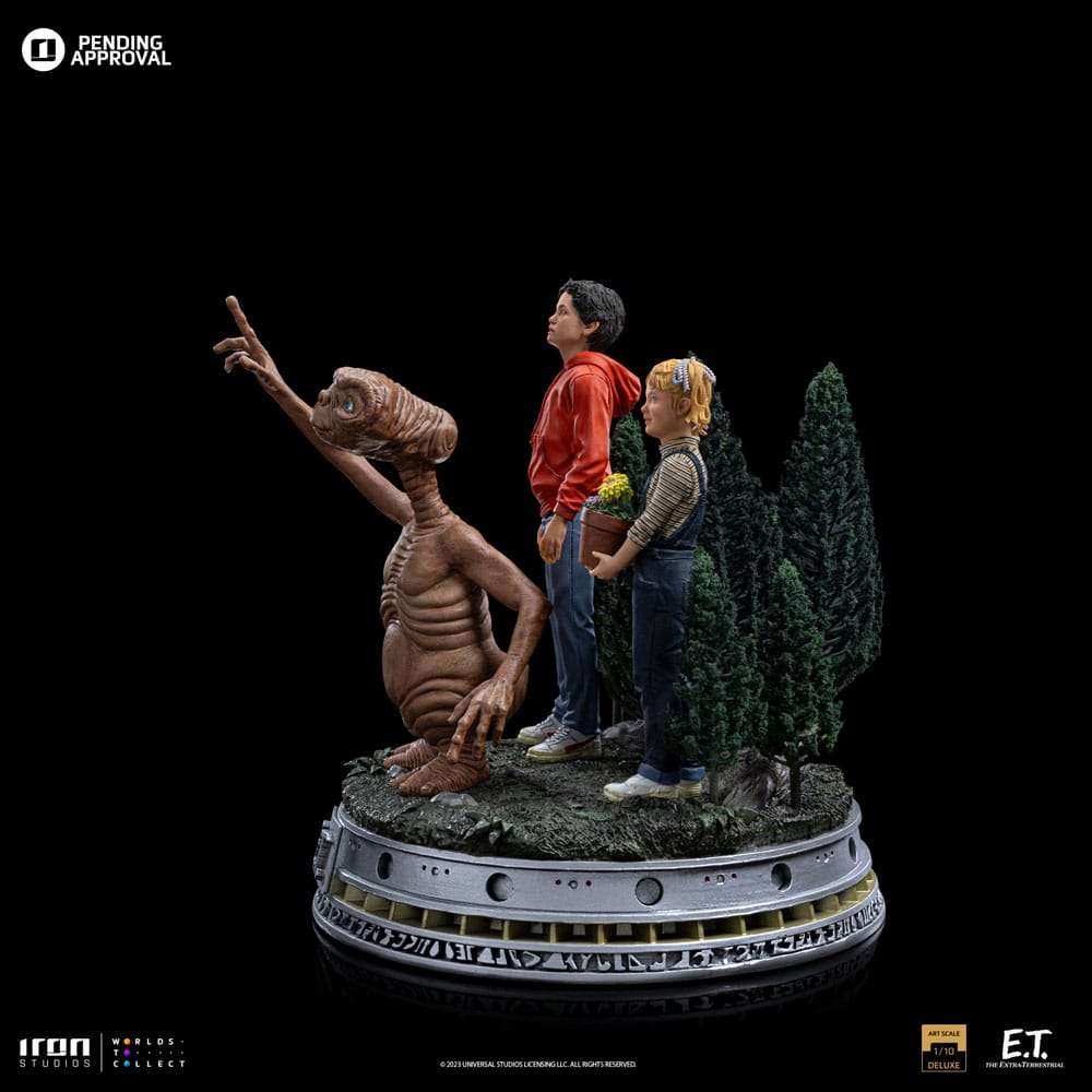 Iron Studios E.T. The Extra-Terrestrial Deluxe Art Scale Statue 1/10 E.T., Elliot and Gertie 19 cm in Malta | LAB7