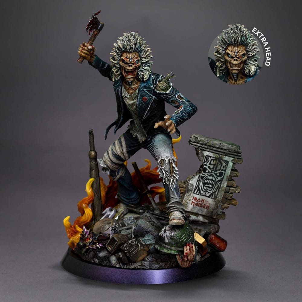Iron Studios Iron Maiden Eddie 50th Anniversary Art Scale Statue 22 cm in Malta | LAB7