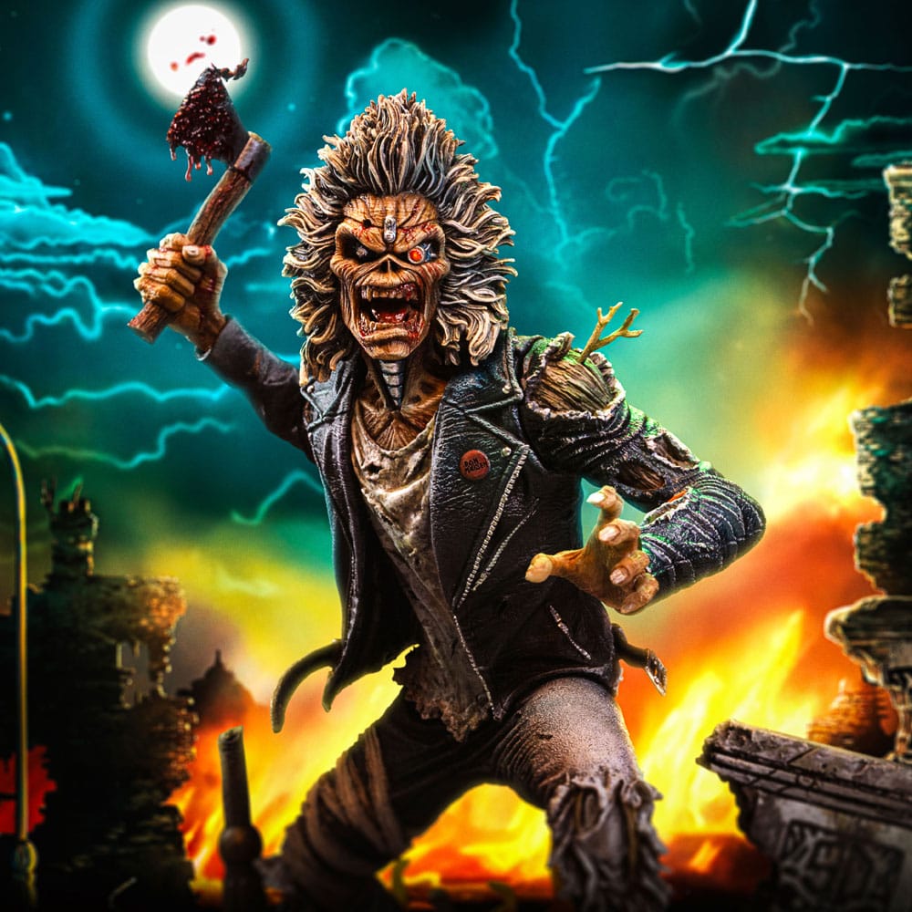 Iron Studios Iron Maiden Eddie 50th Anniversary Art Scale Statue 22 cm in Malta | LAB7
