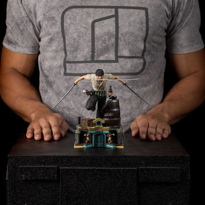 Iron Studios - Iron Studios One Piece Zoro 1/10 Art Scale Statue 19 cm