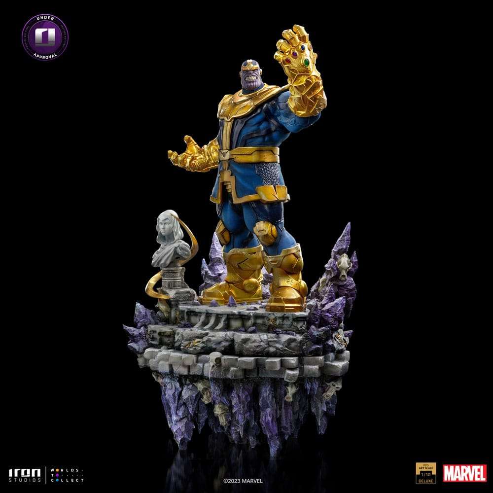 Iron Studios Marvel Deluxe BDS Art Scale Statue 1/10 Thanos Infinity Gaunlet Diorama 42 cm in Malta | LAB7