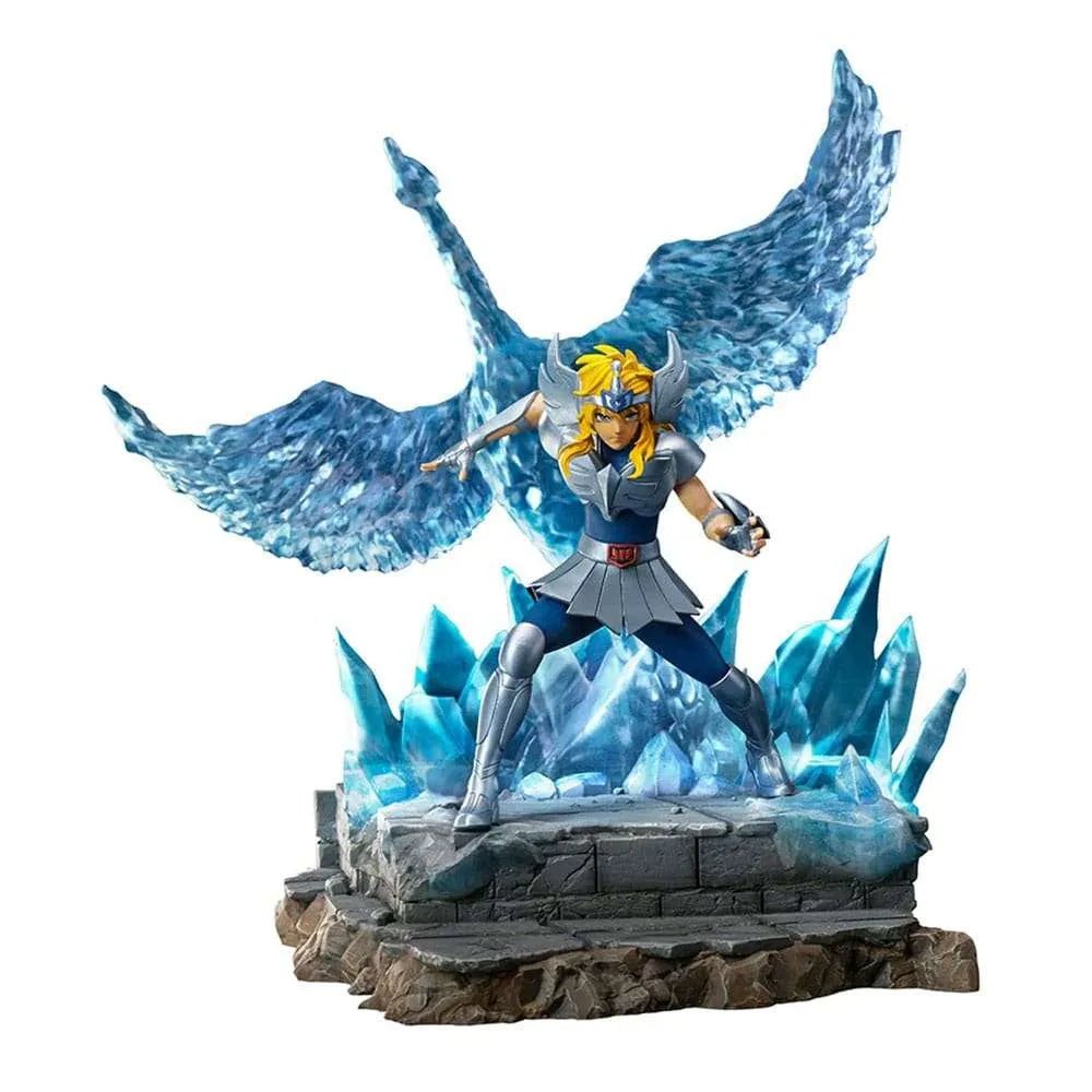 Iron Studios Saint Seiya Deluxe BDS Art Scale Statue 1/10 Cygnus Hyoga 27 cm in Malta | LAB7