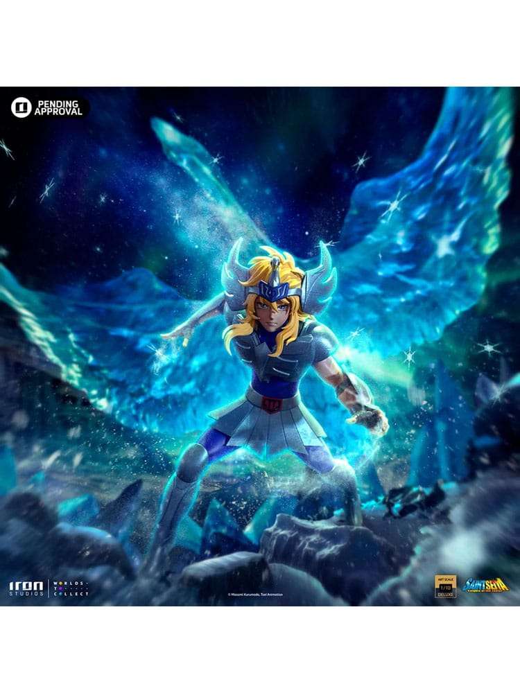 Iron Studios Saint Seiya Deluxe BDS Art Scale Statue 1/10 Cygnus Hyoga 27 cm in Malta | LAB7