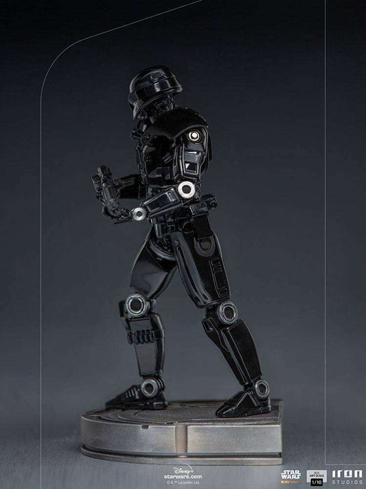 Iron Studios - Iron Studios Star Wars The Mandalorian BDS Art Scale Statue 1/10 Dark Trooper 24 cm