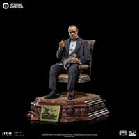 Iron Studios The Godfather Scale Statue 1/10 Don Vito Corelione 19 cm in Malta | LAB7