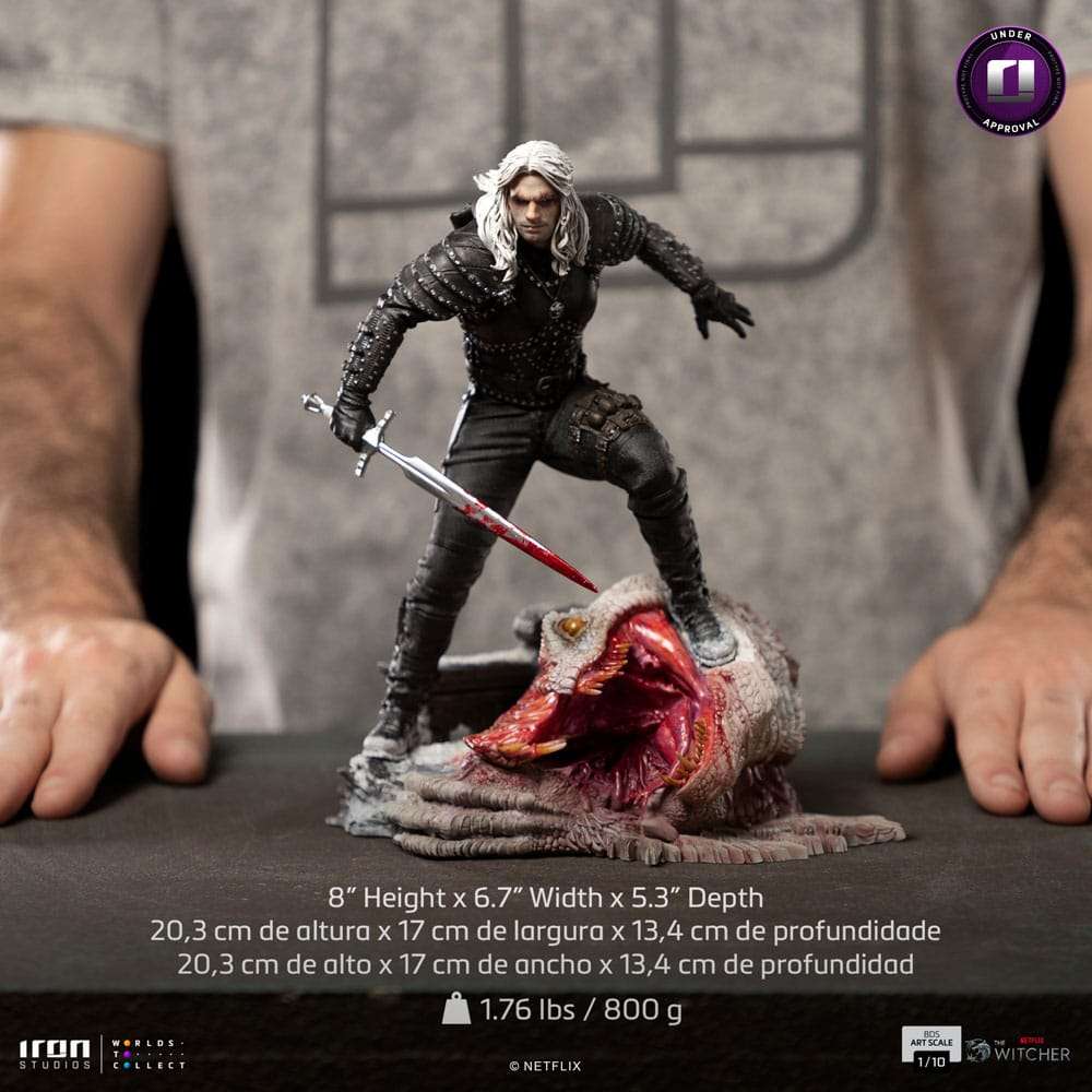 Iron Studios The Witcher BDS Art Scale Statue 1/10 Geralt of Riva 33 cm in Malta | LAB7