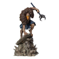 Iron Studios Vultureman 1/10 scale statue featuring the bird-like villain holding a staff atop a rocky base.