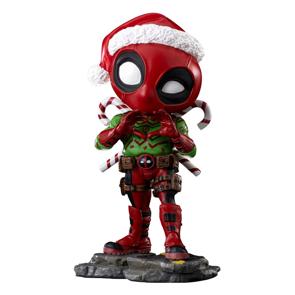 Iron Studios X-Men Mini Co. PVC Figure Deadpool Christmas Version 15 cm in Malta | LAB7