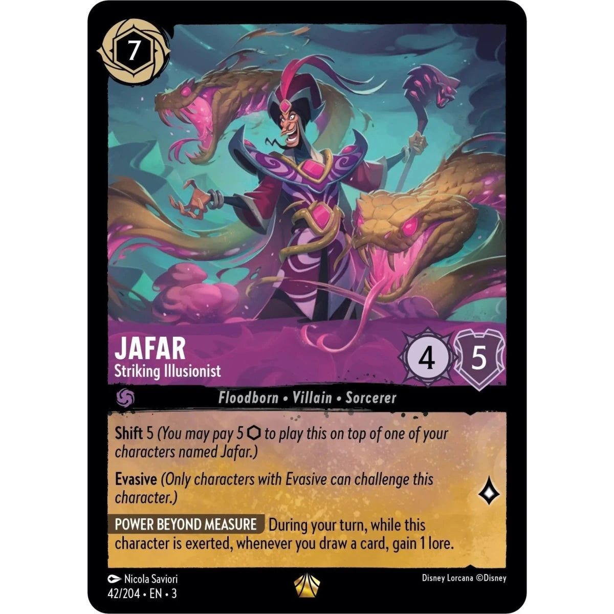 Jafar - Striking Illusionist (42/204) (Into the Inklands) in Malta | LAB7