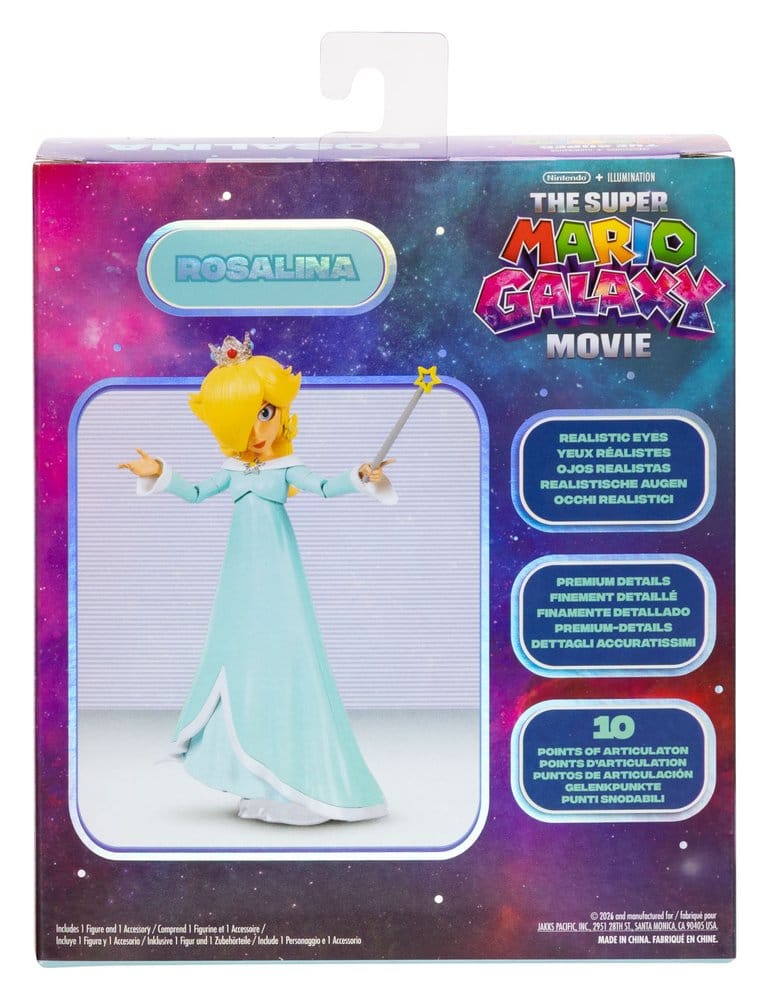 Jakks Pacific The Super Mario Galaxy Movie Rosalina 13cm Action Figure