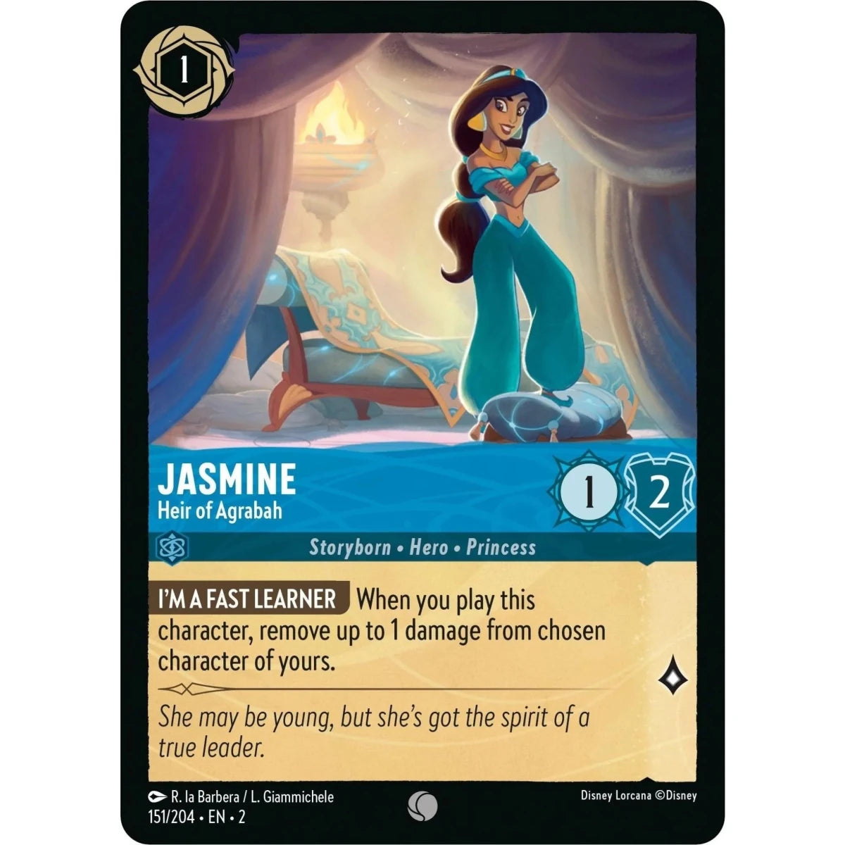 Jasmine - Heir of Agrabah (151/204) (Rise of the Floodborn) in Malta | LAB7