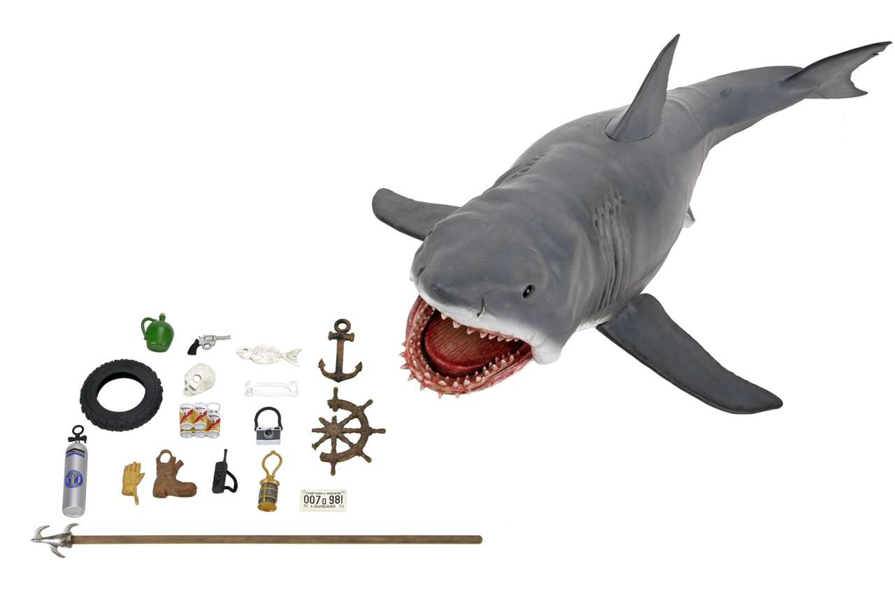 Jaws 50th Anniversary 12" Action Figure – NECA Bruce Collectible by LAB7 Malta, Europe