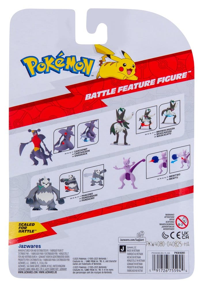 Jazwares Pokémon Battle Feature Figure Meowscarada Action Figure