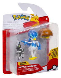Jazwares Pokémon Battle Figure 3-Pack Blitzle, Kabuto & Quaxwell