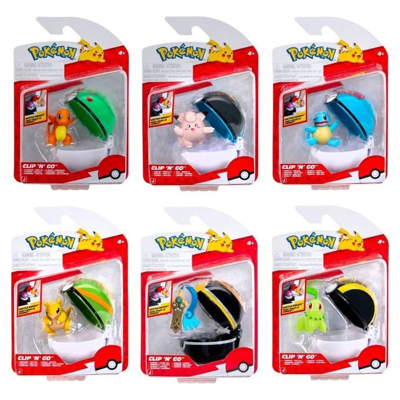 Jazwares Pokémon Clip 'n' Go Poké Balls Series 22 Minifigure Assortment