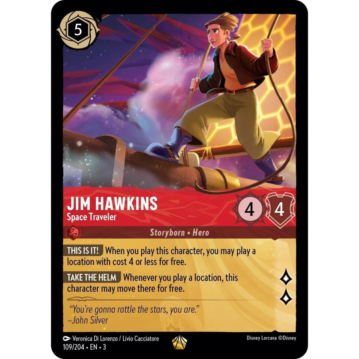 Jim Hawkins - Space Traveler (109/204) (Into the Inklands) in Malta | LAB7