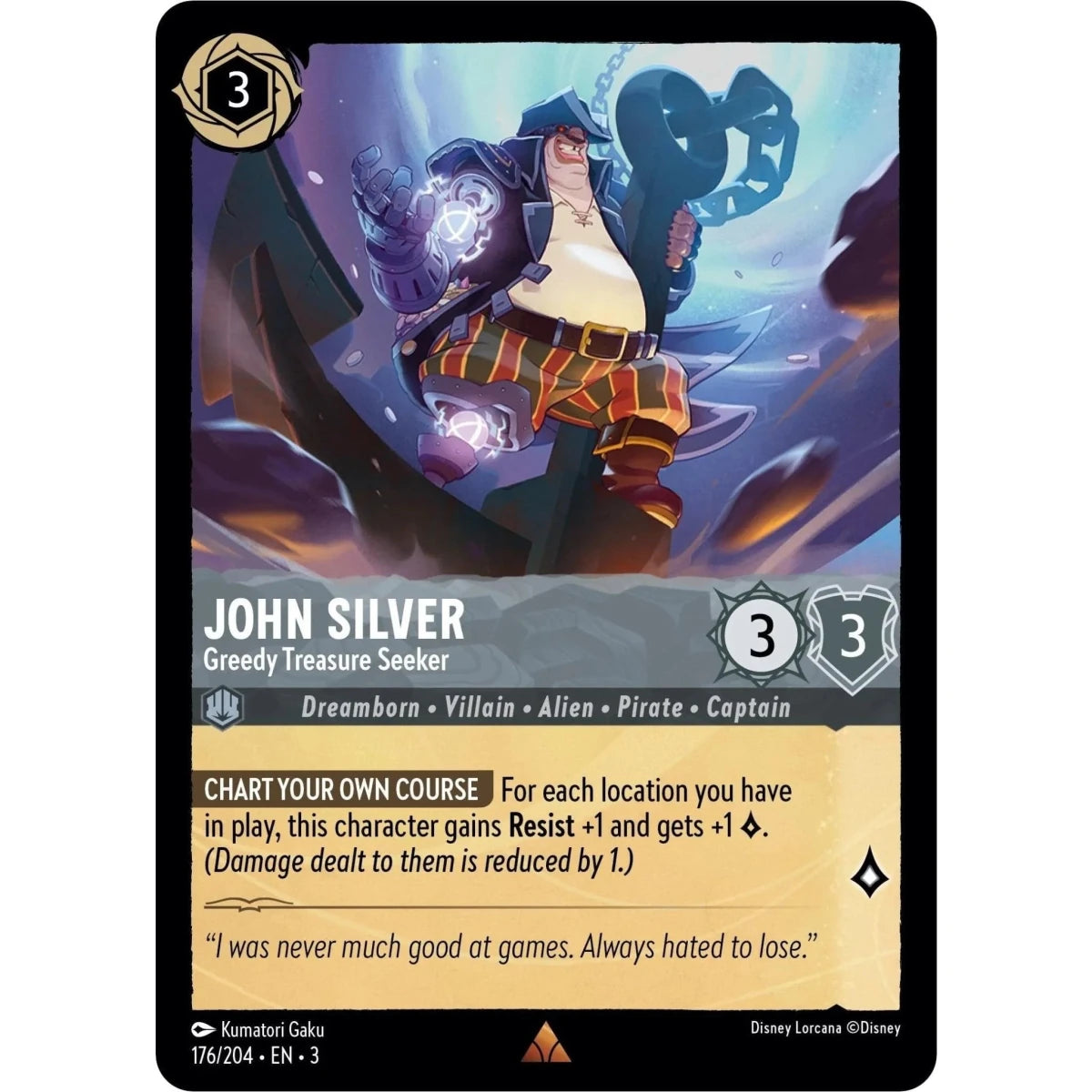 John Silver - Greedy Treasure Seeker (176/204) (Into the Inklands) in Malta | LAB7