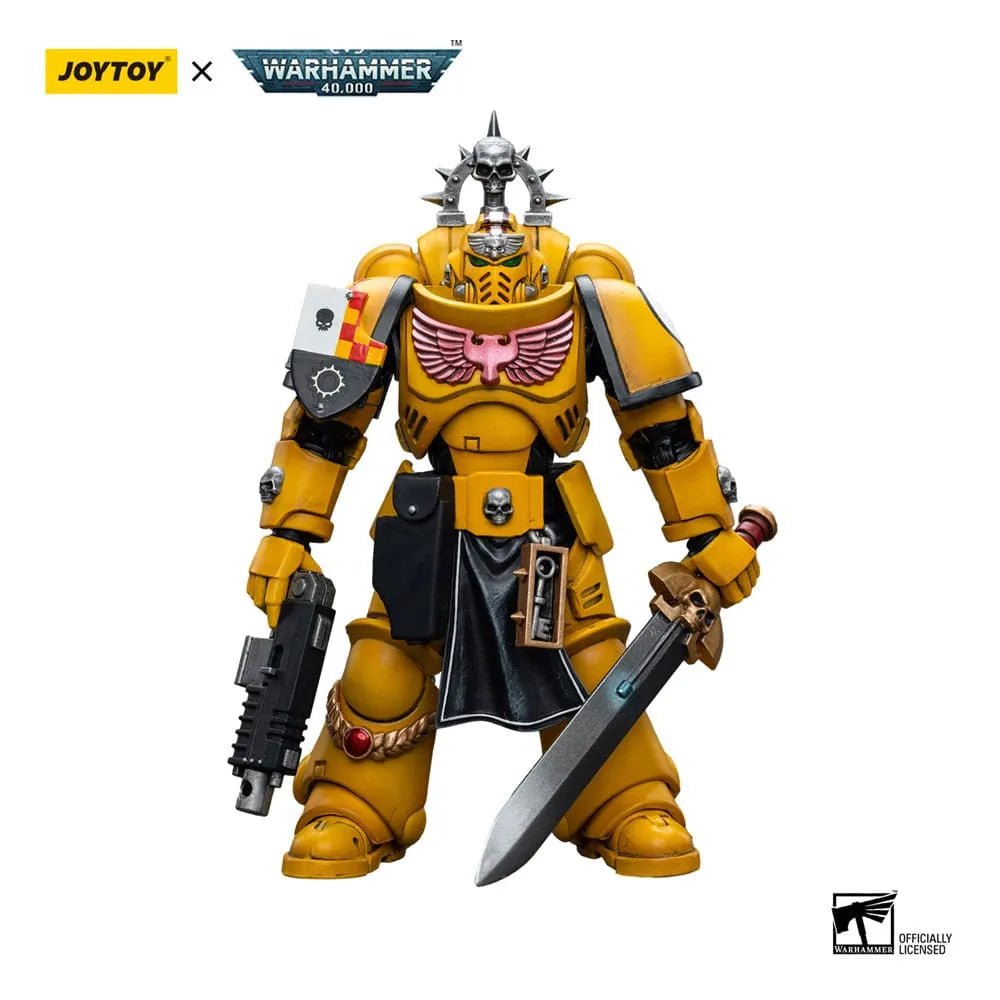Warhammer 40k Action Figure 1/18 Imperial Fists Lieutenant with Power Sword 12 cm in Malta | LAB7