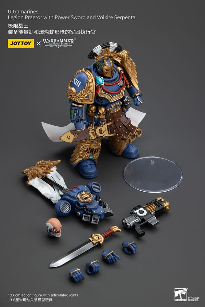 Warhammer Horus Heresy Ultramarines Praetor Action Figure 20cm in Malta | LAB7
