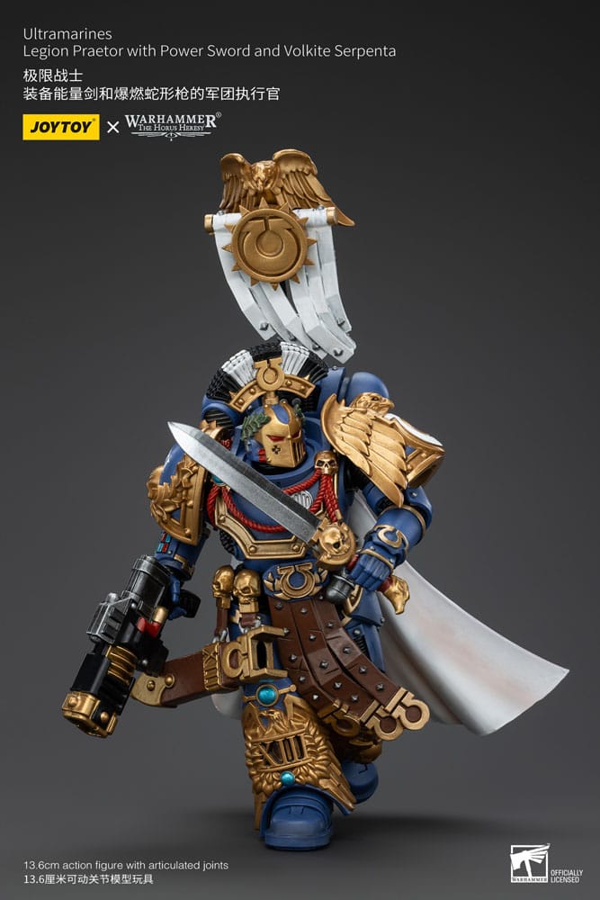 Warhammer Horus Heresy Ultramarines Praetor Action Figure 20cm in Malta | LAB7