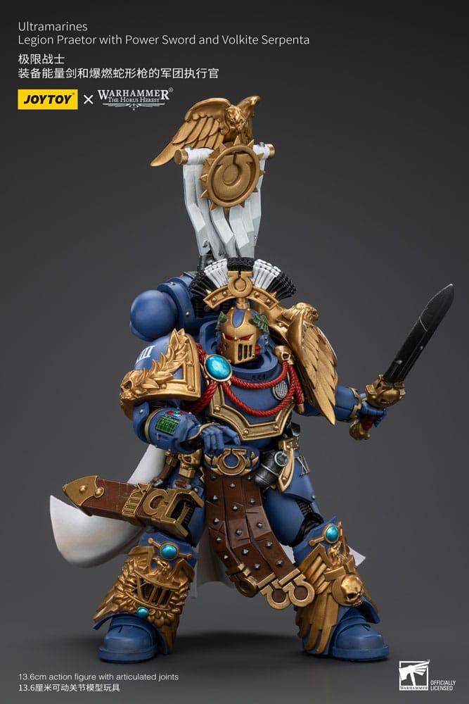 Warhammer Horus Heresy Ultramarines Praetor Action Figure 20cm in Malta | LAB7