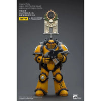 Warhammer The Horus Heresy Action Figure 1/18 Imperial Fists Legion MkIII Tactical Squad Legionary with Legion Vexilla 12 cm