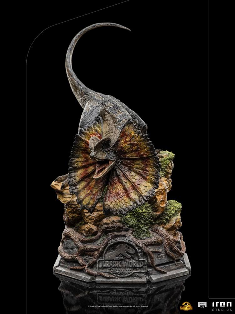 Jurassic World Dominion Art Scale Statue 1/10 Dilophosaurus 13 cm by LAB7 Malta, Europe