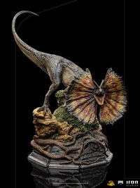 Jurassic World Dominion Art Scale Statue 1/10 Dilophosaurus 13 cm by LAB7 Malta, Europe