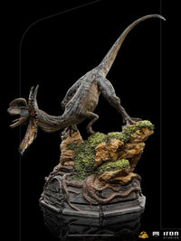 Jurassic World Dominion Art Scale Statue 1/10 Dilophosaurus 13 cm by LAB7 Malta, Europe