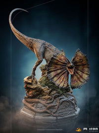 Jurassic World Dominion Art Scale Statue 1/10 Dilophosaurus 13 cm by LAB7 Malta, Europe