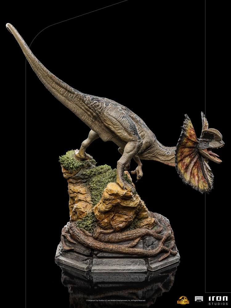 Jurassic World Dominion Art Scale Statue 1/10 Dilophosaurus 13 cm by LAB7 Malta, Europe