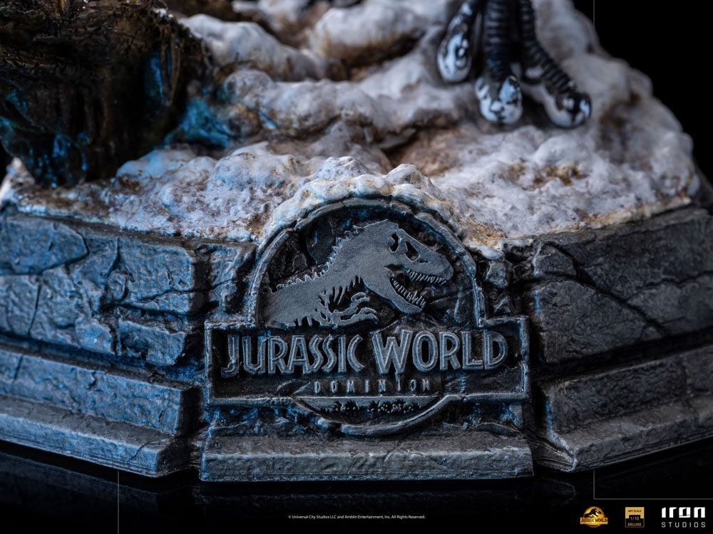Jurassic World Dominion Deluxe Art Scale Statue 1/10 Blue & Beta by LAB7 Malta, Europe