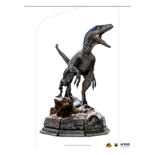 Iron Studios - Jurassic World Dominion Deluxe Art Scale Statue 1/10 Blue & Beta
