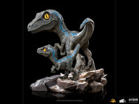 Jurassic World Dominion Mini Co. PVC Figure Blue and Beta 13 cm by LAB7 Malta, Europe