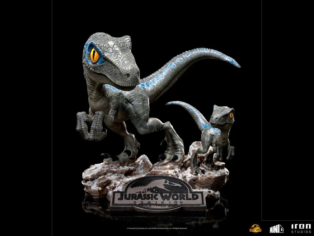 Jurassic World Dominion Mini Co. PVC Figure Blue and Beta 13 cm by LAB7 Malta, Europe