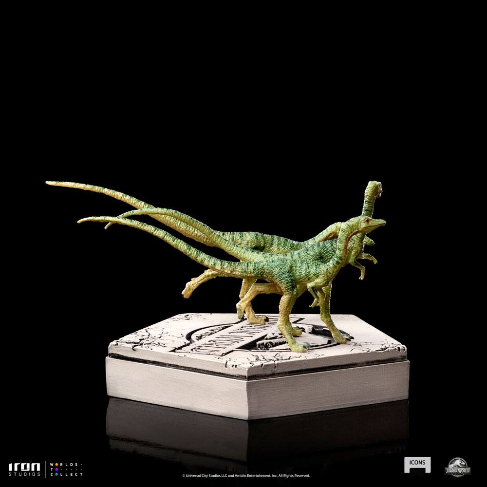 Jurassic World Icons Statue Compsognathus 5 cm by LAB7 Malta, Europe