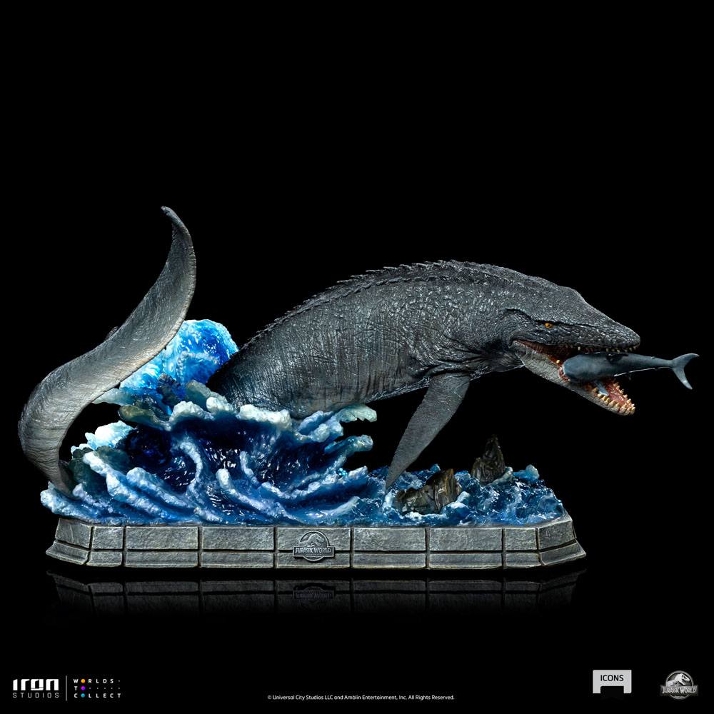Jurassic World Icons Statue Mosasaurus 16 cm by LAB7 Malta, Europe