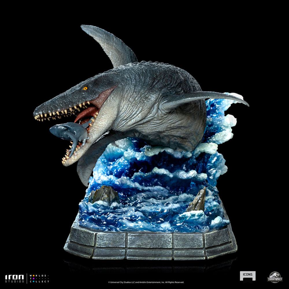 Jurassic World Icons Statue Mosasaurus 16 cm by LAB7 Malta, Europe