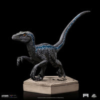 Jurassic World Icons Statue Velociraptor Blue 9 cm by LAB7 Malta, Europe