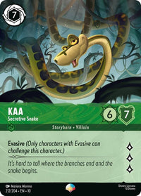 Kaa - Secretive Snake (Epic) (212/204) (Whispers in the Well) by LAB7 Malta, Europe