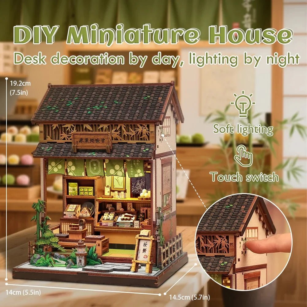 Kanmi - Dokoro Kurihara Miniature House DIY Book Nook With LED by LAB7 Malta, Europe