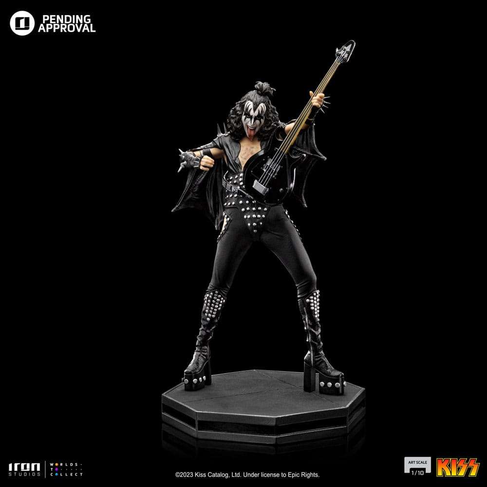 Kiss Art Scale Statue 1/10 Gene Simons Limited Edition 26 cm by LAB7 Malta, Europe