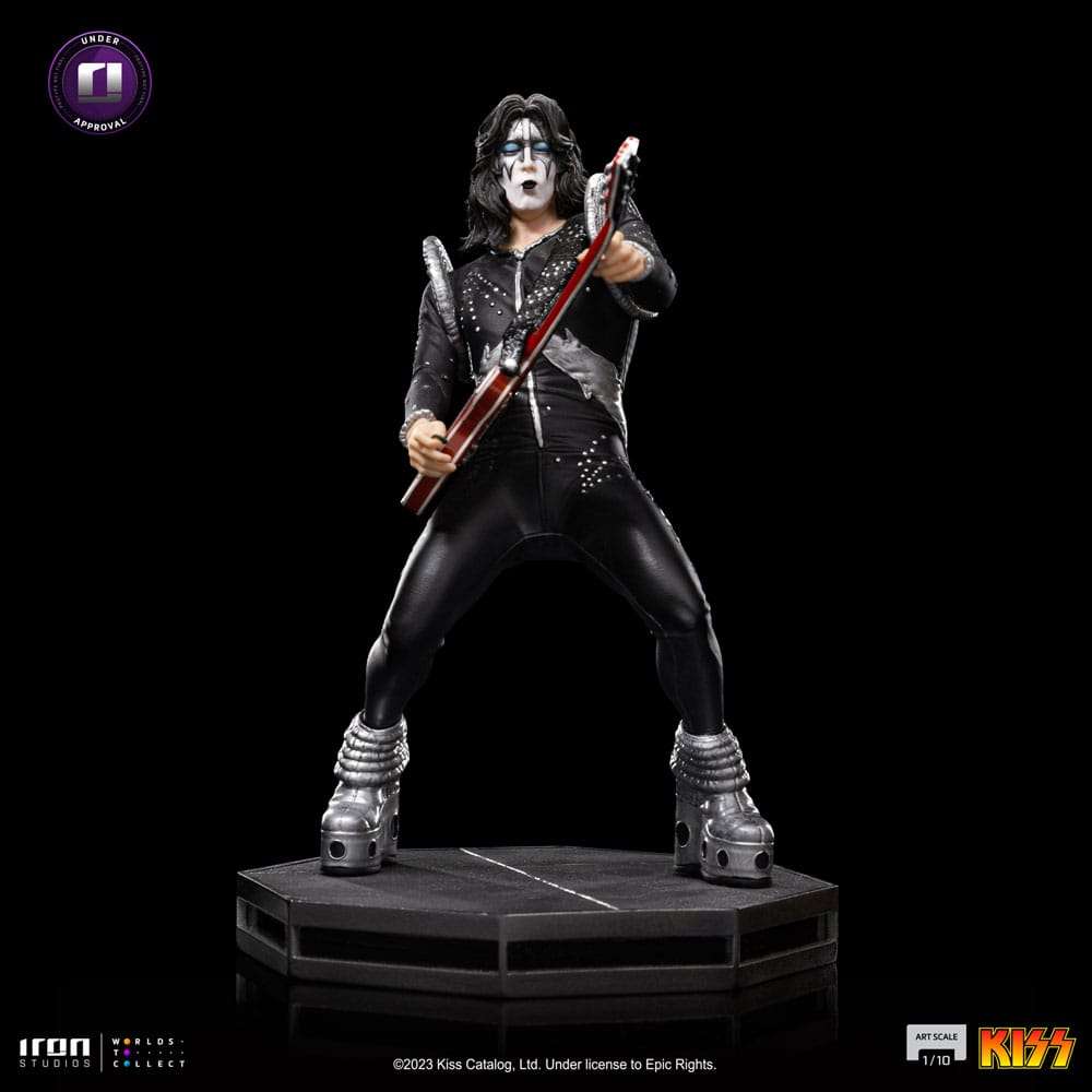 Kiss Art Scale Statue 1/10 Paul Frehley 19 cm by LAB7 Malta, Europe
